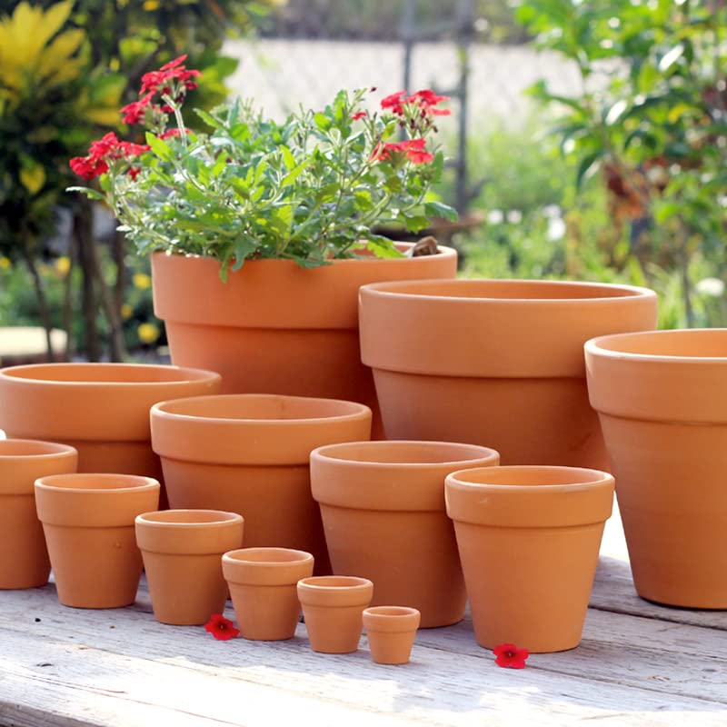 Crack-resistant terracotta from OLEEP ensures durable home plant containers.
