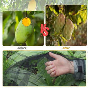 Oleitodh mosquito netting pest-barrier protects crops from pests outdoors.