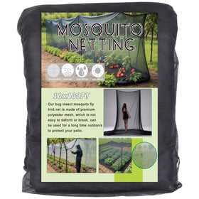 Oleitodh plant-growth-monitoring netting stays transparent to monitor growth.