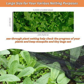 Oleitodh mosquito netting plant-protect safeguards fruit trees from birds with light transmission.