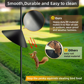 OLEKE guard protects pole-mounted feeders from raiders.