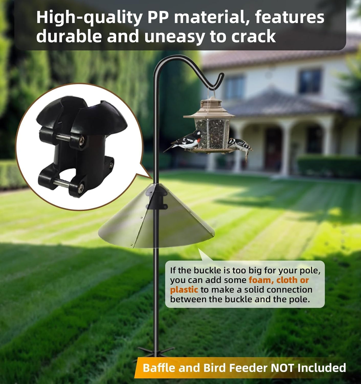 OLEKE smooth, rust-resistant finish complements outdoor spaces.