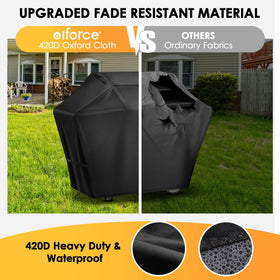 Olforce grill cover waterproof fabric shields against rain and fading