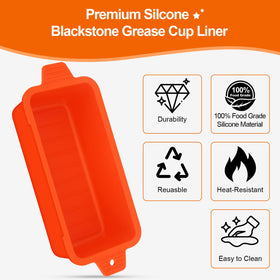 Oligive dishwasher-safe silicone liner helps quick post-grill cleanup
