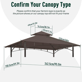 OLILAWN easy-install canopy with corner pockets for tool-free setup.