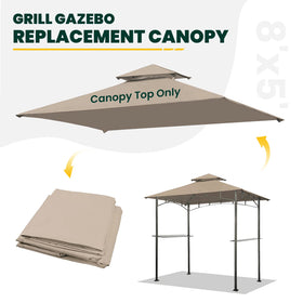 OLILAWN corner-pocket installation enables quick canopy replacement