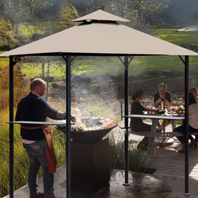OLILAWN interior waterproof finish keeps the cooking area drier