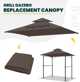 OLILAWN weather protection canopy keeps your cooking space dry.