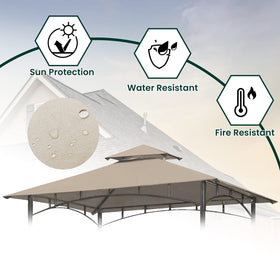 OLILAWN high-density polyester with waterproof coating blocks UV rays