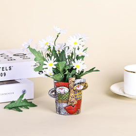 oliruim graffiti planter suitable for indoor outdoor spaces