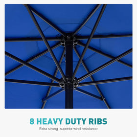 OLIXIS outdoor umbrella ideal for poolside, terrace, beach, and restaurant settings