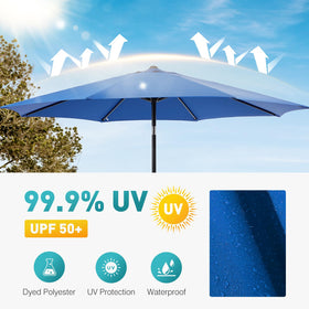OLIXIS waterproof fade-resistant fabric on umbrella delivers long-lasting color