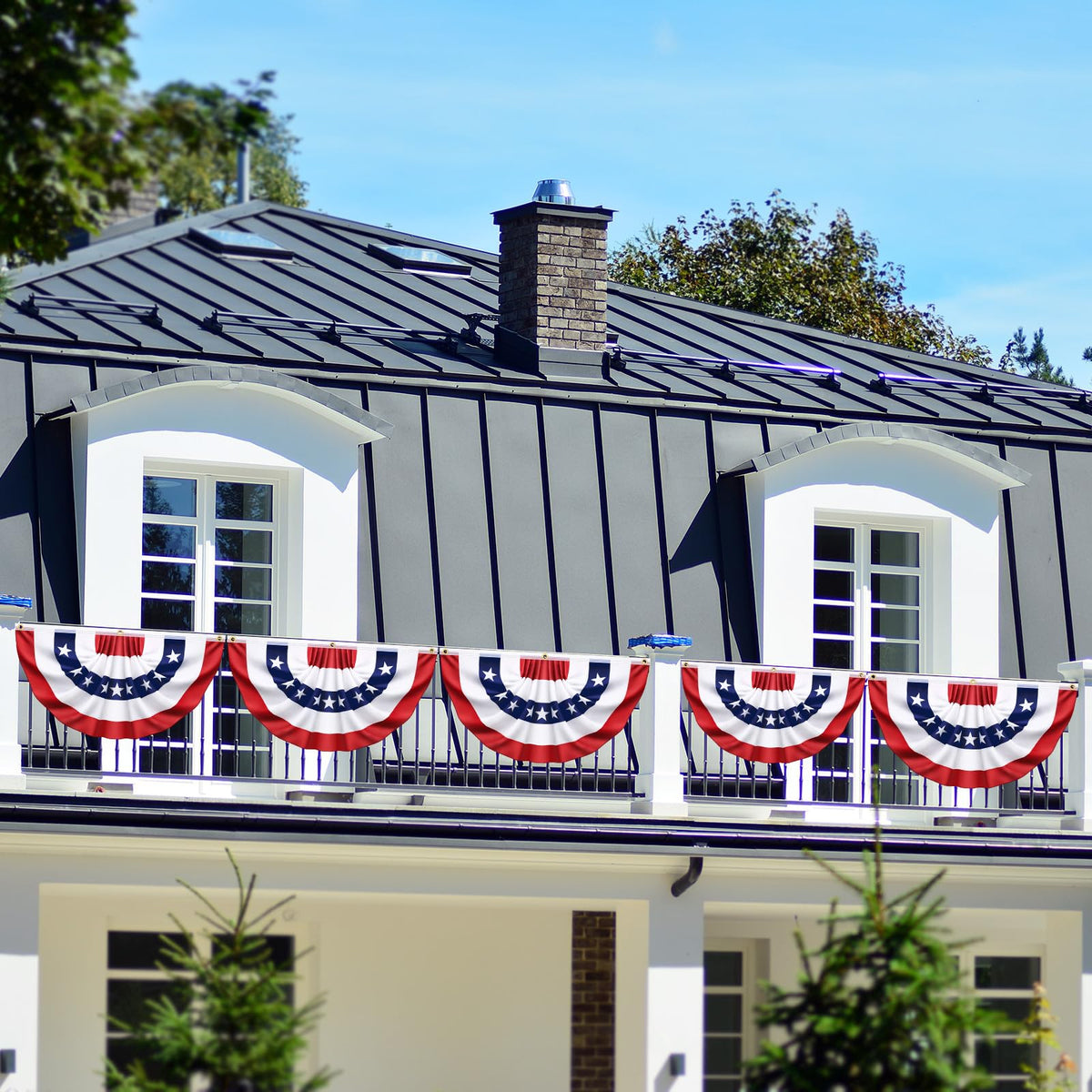Olixmlya fade-resistant red white blue colors stay vivid