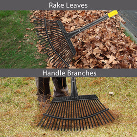 Oliynedy Collapsible Yard Rake saves space for easy transport