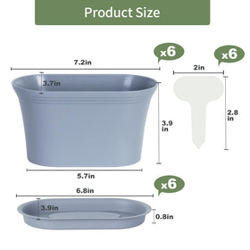 Oliz compact kitchen-friendly garden for fresh herbs within reach.
