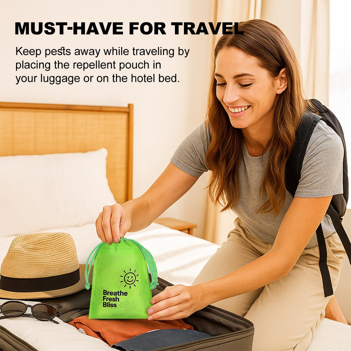 Olougda bed bug pouches closet drawer: protects clothes from lice and mites.