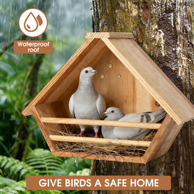 Easy installation with included screws for Oltara dove box