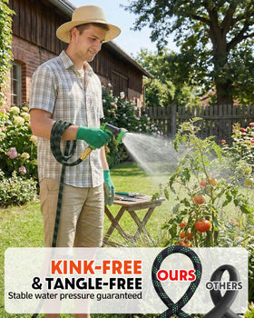 Olutula 10-pattern sprayer nozzle for versatile watering.