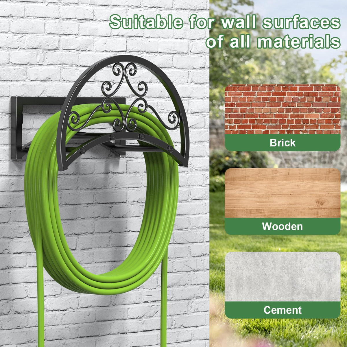 OLV curved arc design adds elegance while keeping hoses neatly organized.