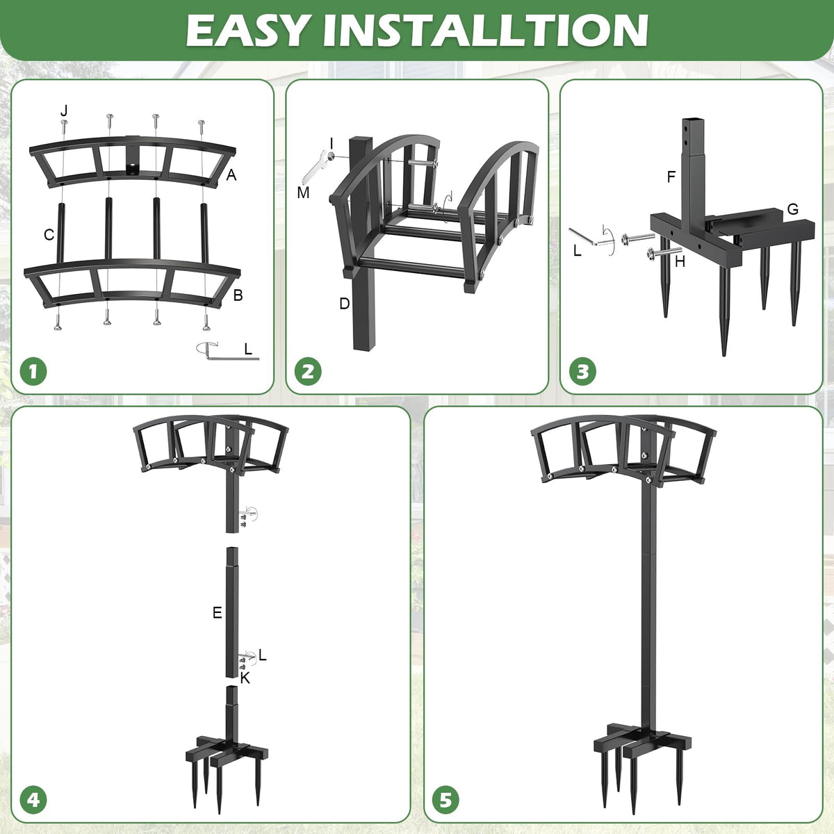 OLV easy installation with clear manual for quick setup.