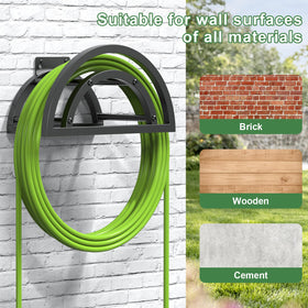 OLV hose holder anti-rust lacquer finish protects against weather.