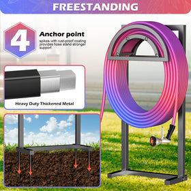 OLV lacquered metal finish resists rust for longer outdoor use.