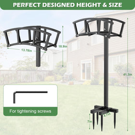 OLV stainless steel screws ensure durable hardware against weather.