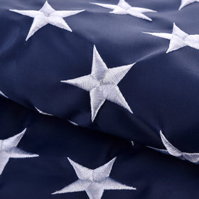 Olycole American Flag 5x8ft brass grommets enable secure outdoor mounting