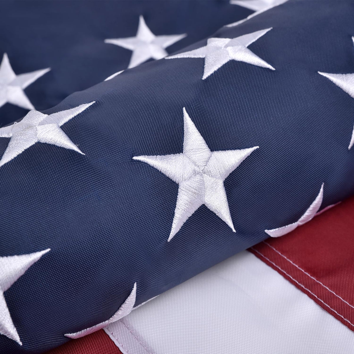 Olynese American Flag 2.5x4ft for outdoor display, durable and fade-resistant.