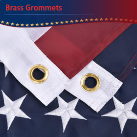 Olynese flag embroidered stars highlight premium craftsmanship.