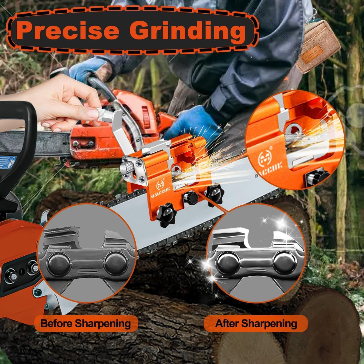OMCCHK accessories included highlight complete kit for ready-to-use sharpening