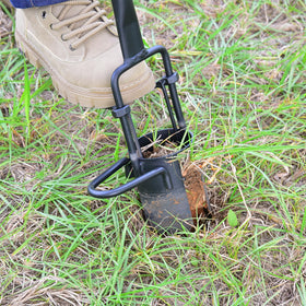 Omesata standing planting tool for ergonomic garden sessions.