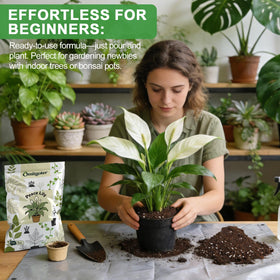 Omitgoter ready-to-use soil saves time for busy gardeners.