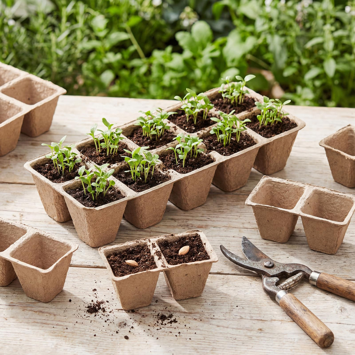 Omitgoter tray close-up highlighting airflow and drainage for healthy seedlings