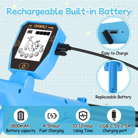 OMMO 6.5-inch IP67 waterproof coil for beach and water searches.