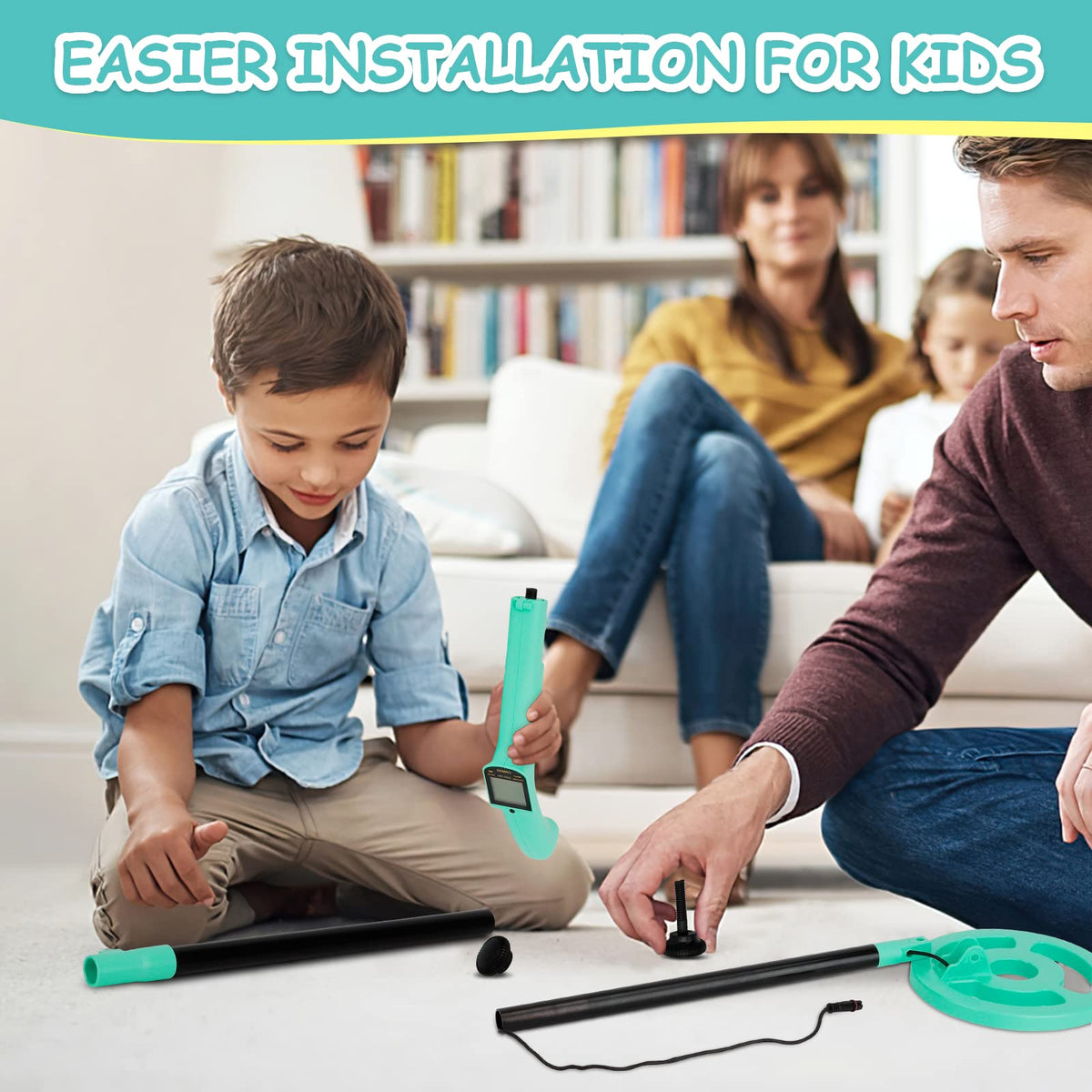 OMMO easy-installation with safe ABS plastic for kids
