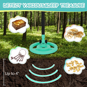 OMMO LCD-display with puppy animation guiding young treasure seekers