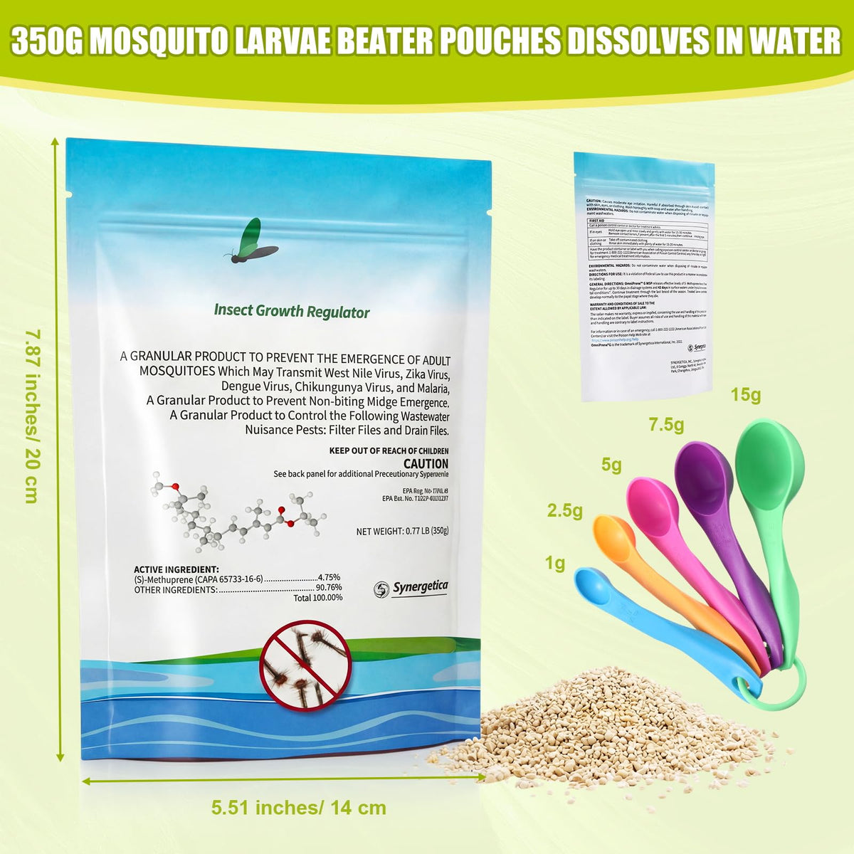 EPA registered formula remains safe for fish, birds, and plants