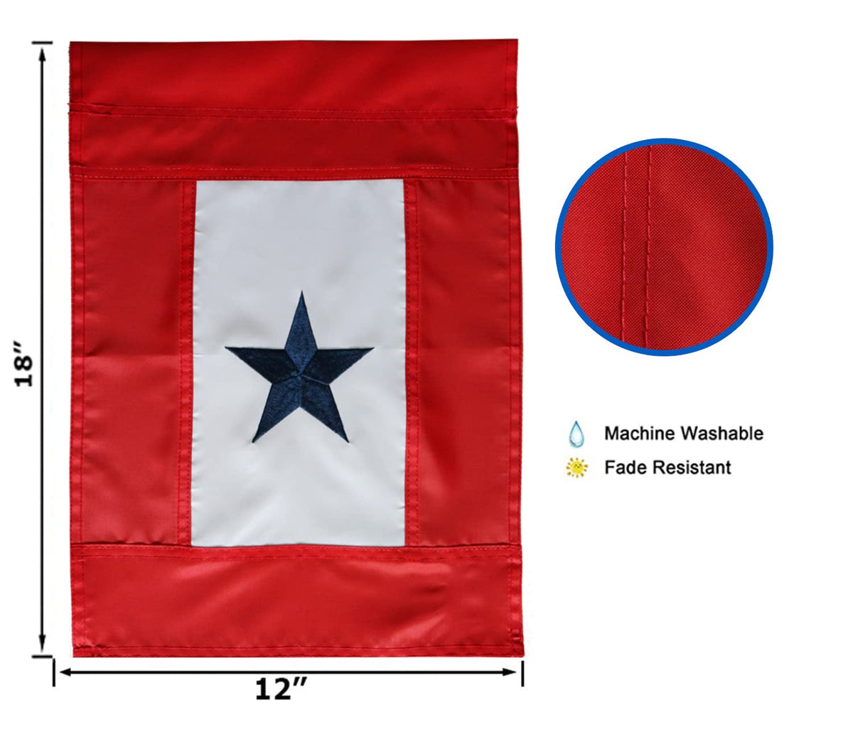 Omnisexual flag embroidery close-up highlights durable stitching for long-lasting outdoor use.
