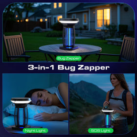 OnBeam zapper covers up to 2,100 sq ft for backyard effectiveness.
