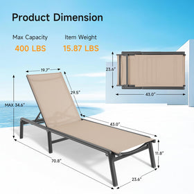 ONBRILL ideal for poolside or beach days with lightweight carrying
