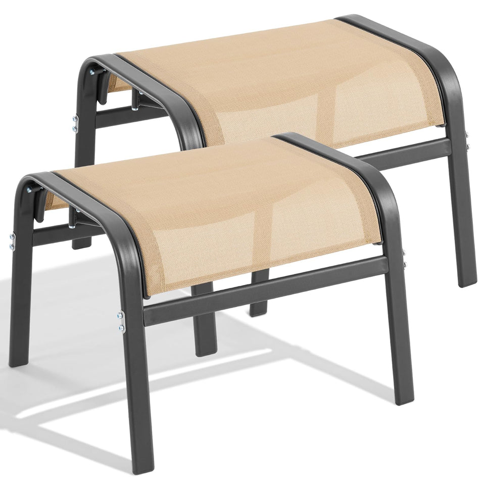 ONBRILL outdoor-ottoman-set-2 in patio scene showing versatile seating