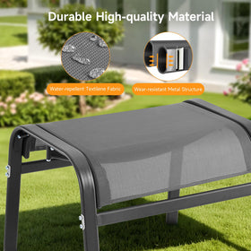 ONBRILL stainless steel frame highlights robust support for everyday outdoor use.