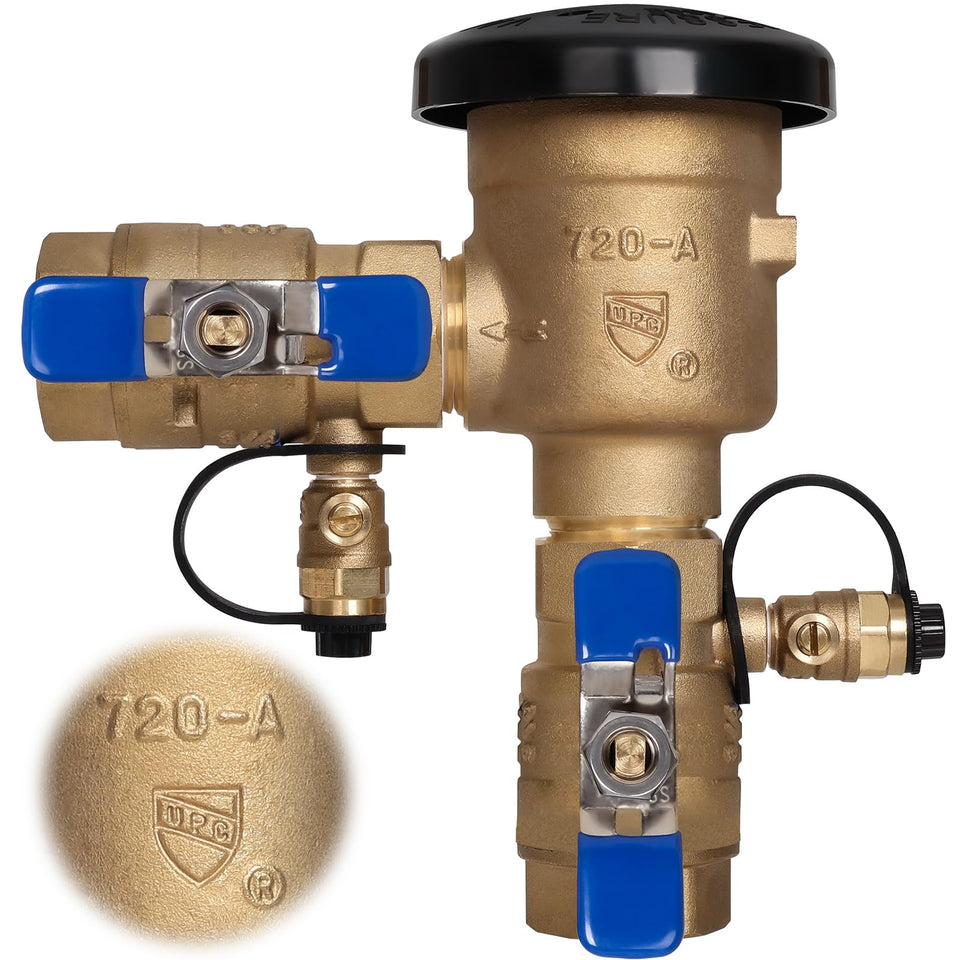 ONDAQUA 1in brass PV breaker assembly for irrigation connection.