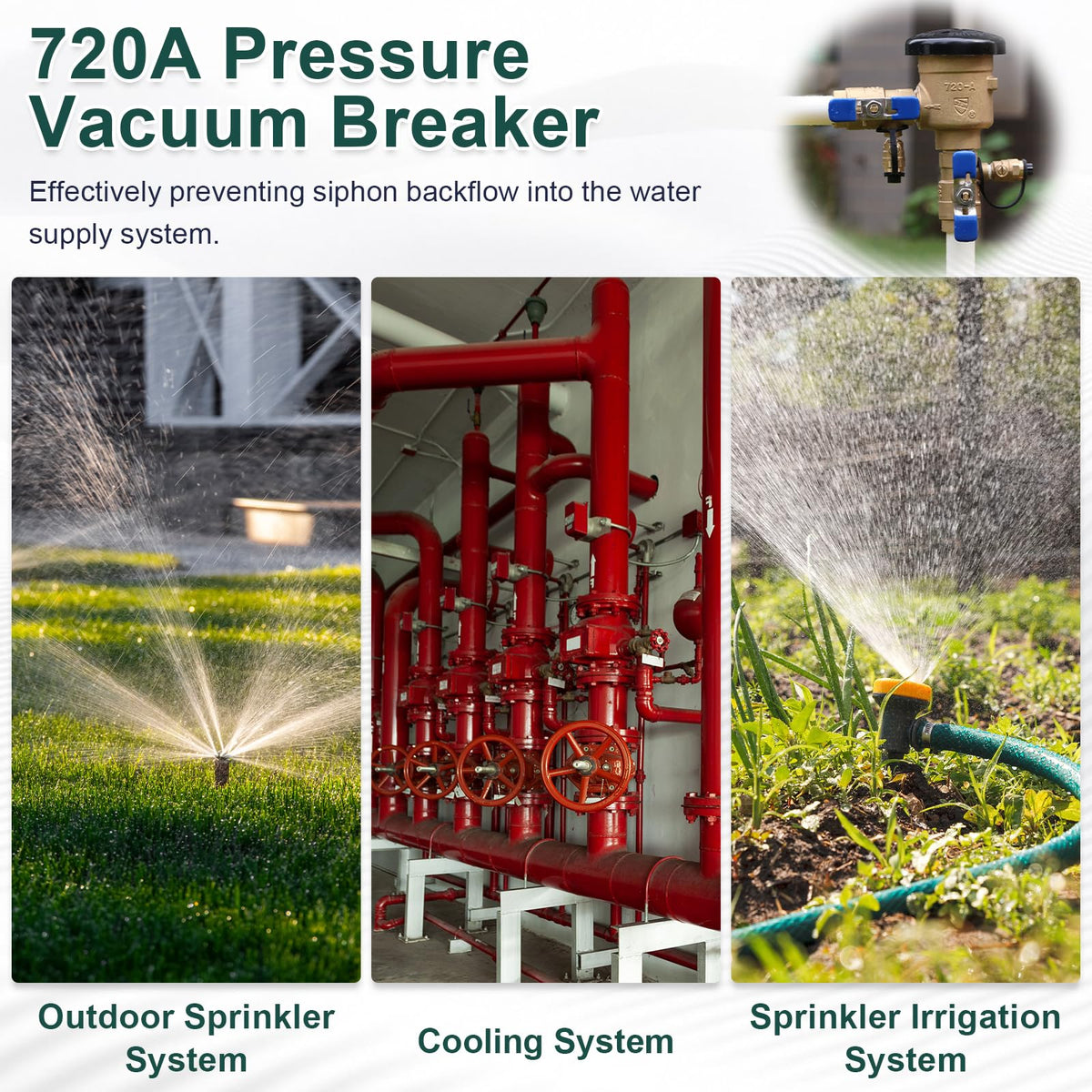 ONDAQUA brass PV breaker durability resists corrosion and cracking.
