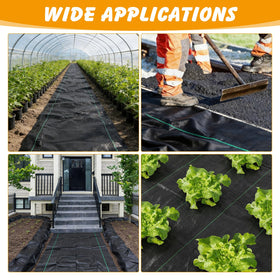 Ondware 3.2oz woven polypropylene fabric delivers durable coverage for landscaping projects.
