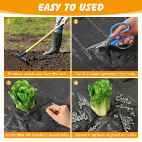 Ondware garden landscaping use for beds, pathways, and borders reduces weed growth.