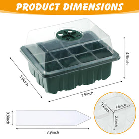 ondware transparent seed tray for watching root growth without disturbance