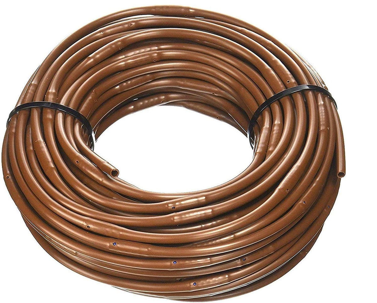 One Stop Outdoor dripline 100ft roll with 6-inch emitter spacing for even irrigation
