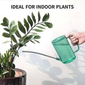 ONEDONE long detachable spout for accurate pouring into plant roots.
